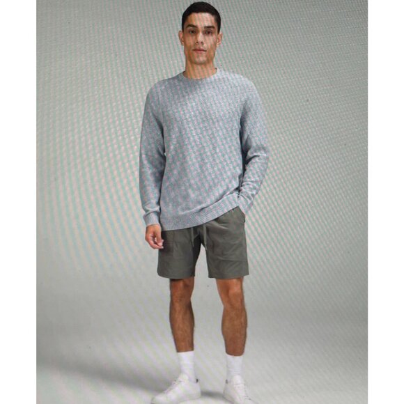 Lululemon XL Textured Knit Crewneck Sweater Coolmax Cotton-Blend Warm - Picture 4 of 16